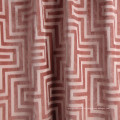 100% Polyester gefärbt Matt Jacquard Velvet Kissengewebe